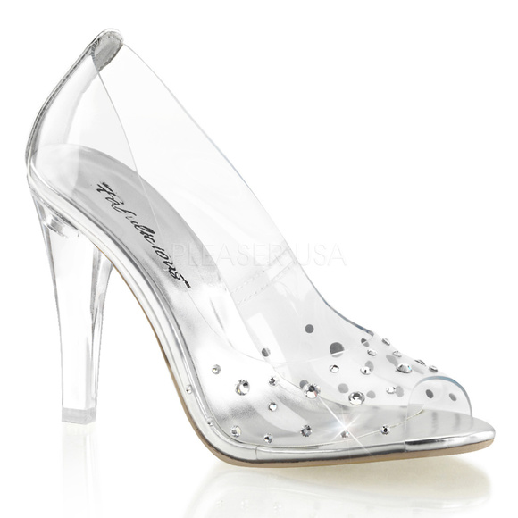 lucite shoes